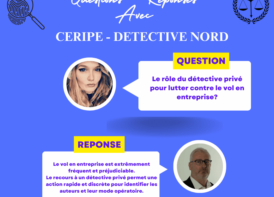 Détective privé et vol en entreprise